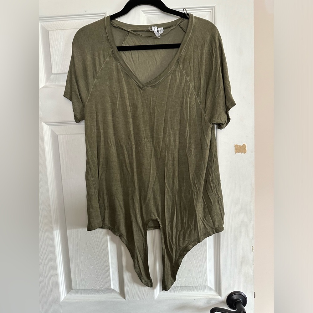 Green Cable and Gauge Shirt